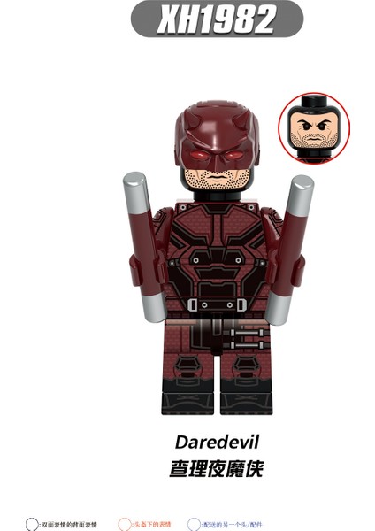 Tek Satış Marvel Daredevil Yapı Taşları Rakamlar Daredevil Matt Murdock Minifigure Yapı Tuğlaları Çocuk Oyuncakları X0346 (Yurt Dışından) modelleri