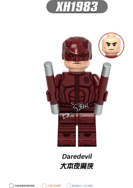 Tek Satış Marvel Daredevil Yapı Taşları Rakamlar Daredevil Matt Murdock Minifigure Yapı Tuğlaları Çocuk Oyuncakları X0346 (Yurt Dışından) fırsatları