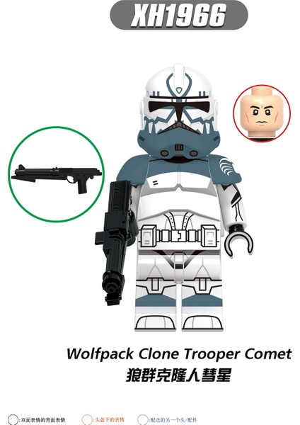 Tek Satış Yıldız Savaşı Figürleri Yapı Taşları Arc Trooper Echo Tup 187TH 442ND Clone Trooper Tuğlaları Çocuk Boys Hediye Oyuncaklar X0344 (Yurt Dışından)