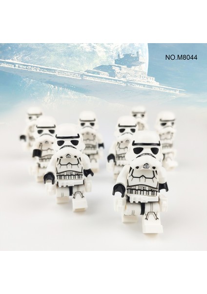 12 Adet Gezegen Çizgi Film Karakterleri Çocuk Montajlı Yapı Taşı Oyuncaklar Bebekler Savaş Iskeleti Imparatorluğu Stormtroopers (Yurt Dışından) fırsatları