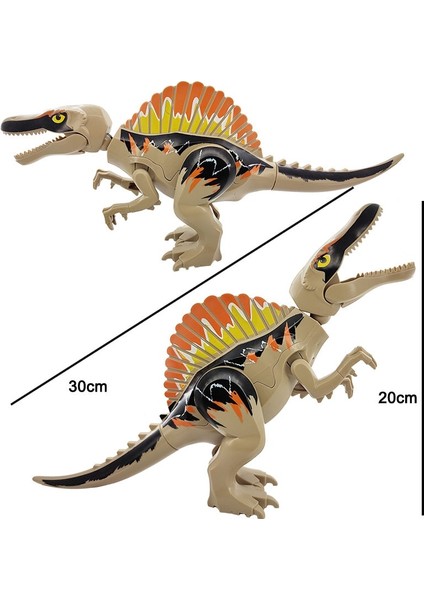 2022 Jurassic Dinozorlar Dünya Parkı Spinosaurus Baryonyx Therizinosaurus Indominus Rex Yapı Taşları Tuğlalar Çocuklar Noel Oyuncakları (Yurt Dışından) modelleri