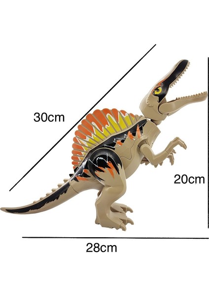 2022 Jurassic Dinozorlar Dünya Parkı Spinosaurus Baryonyx Therizinosaurus Indominus Rex Yapı Taşları Tuğlalar Çocuklar Noel Oyuncakları (Yurt Dışından) fırsatları