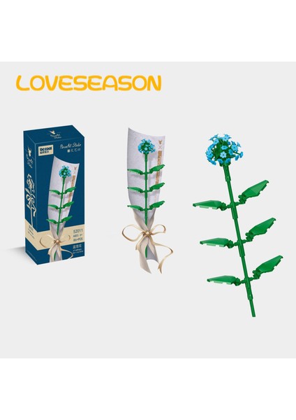 Loveseason Yapı Taşı Buket Çeşitli Stiller Çiçek Çocuk Yapı Oyuncak (Yurt Dışından) fırsatları