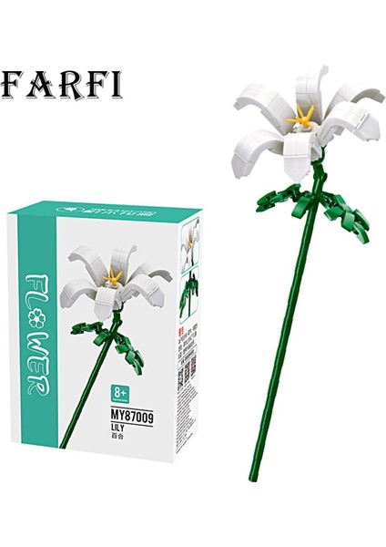 Farfi Buket Yapı Seti Canlı Botanik Koleksiyonu Buket Yapı Taşı (Yurt Dışından)