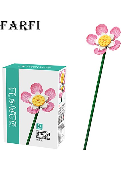Farfi Buket Yapı Seti Canlı Botanik Koleksiyonu Buket Yapı Taşı (Yurt Dışından)