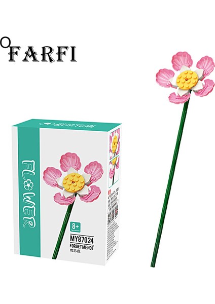 Farfi Buket Yapı Seti Canlı Botanik Koleksiyonu Buket Yapı Taşı (Yurt Dışından)