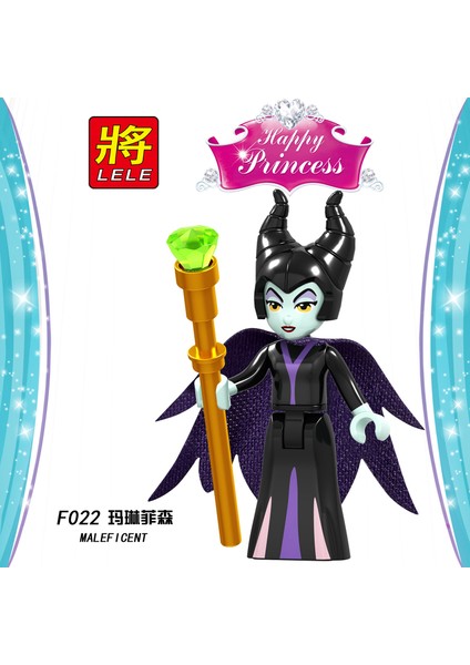 Tek Satış Dondurulmuş Rakamlar Yapı Taşları Elsa Anna Ariel Aurora Prens Eric Maleficent Tuğlaları Çocuk Kız Koleksiyonu Hediye Oyuncaklar F018-025 (Yurt Dışından)