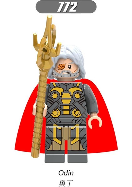 Minifigures X0180 Süper Kahraman Daredevil Punisher Odin Yapı Taşları Oyuncaklar (Yurt Dışından)