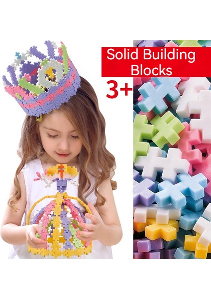 Bulmaca Yaratıcı Ekleme Yapı Taşları Kız ve Erkek Oyuncak Dıy El Yapımı Kabin Montajlı Mini 3D Modeli Dokuma (Yurt Dışından)