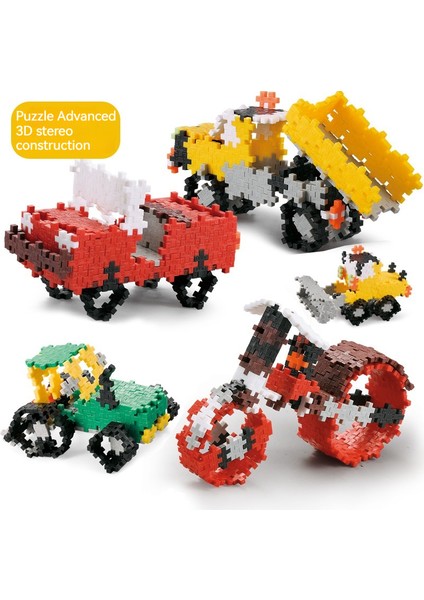 Bulmaca Yaratıcı Ekleme Yapı Taşları Kız ve Erkek Oyuncak Dıy El Yapımı Kabin Montajlı Mini 3D Modeli Dokuma (Yurt Dışından)