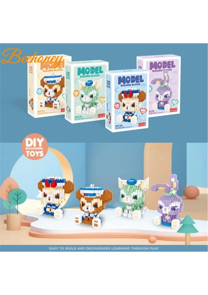 Anime Figürü Yapı Taşları Montaj Bloğu Çocuklar Için Doğum Günü Hediyesi Koleksiyonu Oyuncaklar Ofis Masası Odası Dekor (Yurt Dışından)