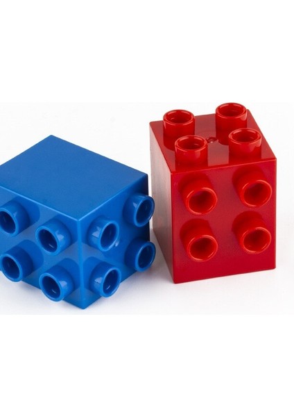 Büyük Boy Tuğla 4 + 4 5 Adet/grup Dıy Klasik Eğitim Yapı Taşları ile Uyumlu Duplo Tuğla Plastik Oyuncaklar Çocuklar Için (Yurt Dışından) fiyatları