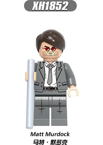 Tek Satış Marvel Hawkeye Rakamlar Yapı Taşları Kingpin Black Widow Matt Murdock Echo Çocuklar Için Hediye Oyuncaklar X0330 (Yurt Dışından)