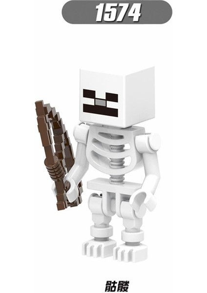 Pinshang Benim Dünyam Minecraft Minifigures Steve Alex Zombi Demir Golem Enderman Modeli Yapı Taşları (Yurt Dışından)