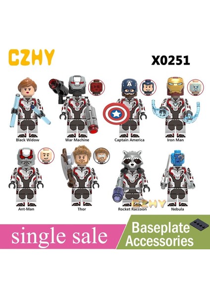 Avengers Oyuncaklar Oyunsonu Yapı Taşları Süper Kahramanlar Kuantum Takım Elbise Minifigures Tuğla Setleri X0251 (Yurt Dışından) modelleri