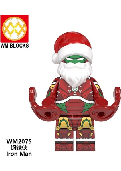 Gc Minifigures Süper Kahraman Noel Serisi Mini Oyuncak Figürleri Koleksiyonu Batman Nman Superman Deadpool Thanos WM6104 KARAKTER:WM2077 (Yurt Dışından)