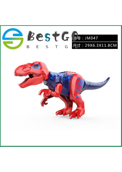 【bestgo】ebay Çocukların Eğitici Yaratıcı Dıy Yapı Taşlarını Bir Araya Getirmek Için Müzikli Renkli Büyük Dinozor Yapı Taşları (Yurt Dışından)