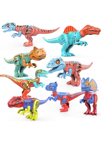 【bestgo】ebay Çocukların Eğitici Yaratıcı Dıy Yapı Taşlarını Bir Araya Getirmek Için Müzikli Renkli Büyük Dinozor Yapı Taşları (Yurt Dışından)