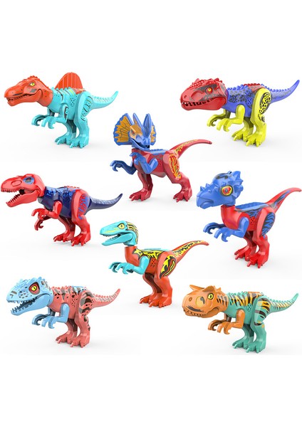 【bestgo】ebay Çocukların Eğitici Yaratıcı Dıy Yapı Taşlarını Bir Araya Getirmek Için Müzikli Renkli Büyük Dinozor Yapı Taşları (Yurt Dışından)