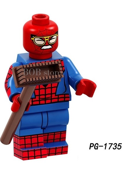 Minifigures Süper Kahraman Yapı Taşları Heykelcik Hulk Örümcek Kadın Oyuncak 颜色:PG1738 (Yurt Dışından)