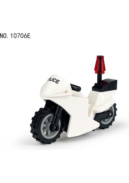 Çeşitli Motosiklet Keskin Siyah Arabalar ve Beyaz Araba Modelleri Çocuklar Için Monte Edilmiş Yapı Taşı Oyuncakları (Yurt Dışından)