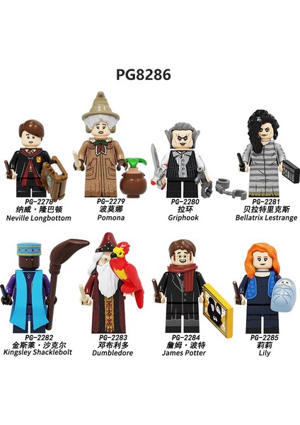 Harry Potter Ron Weasley Hermione Dumbledore Uyumlu Minifigures PG8285 8286 Yapı Taşları NO.:PG2278 (Yurt Dışından) fırsatları