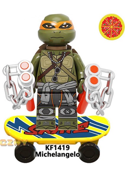 Gc Ninja Turtles Minifigures Es Çocuk Blok Oyuncakları Çocuklar Için Model (Yurt Dışından)