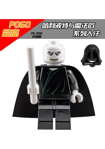 Pingao PG8010 Harry Potter ve Felsefe Taşı Serisi Bebek Oyuncak Bebek Yapı Taşları Harry Potter Voldemort Ron (Yurt Dışından)