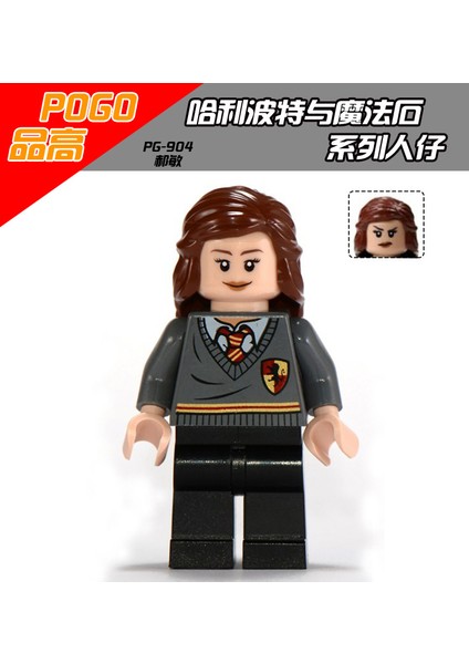 Pingao PG8010 Harry Potter ve Felsefe Taşı Serisi Bebek Oyuncak Bebek Yapı Taşları Harry Potter Voldemort Ron (Yurt Dışından)