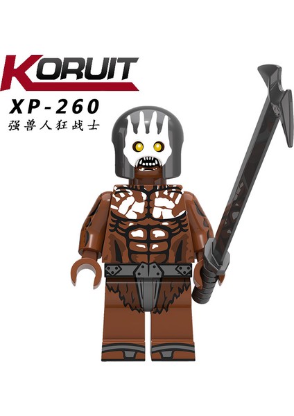 Tek Satış Koruit Lord Uruk-Hai Okçu Ağır Piyade Tatar Yayı Aksiyon Figürü Aksesuarları Oyuncak Inşaat Blokları KT1033 (Yurt Dışından)