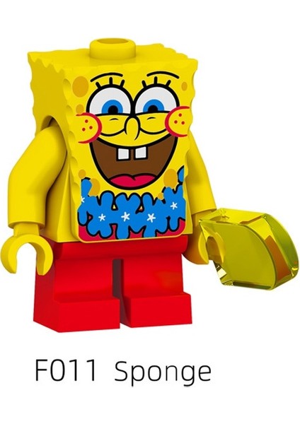 Ldren Modeli Için Yeni Sünger Bob Minifigures Blok Oyuncaklar: F010 (Yurt Dışından)