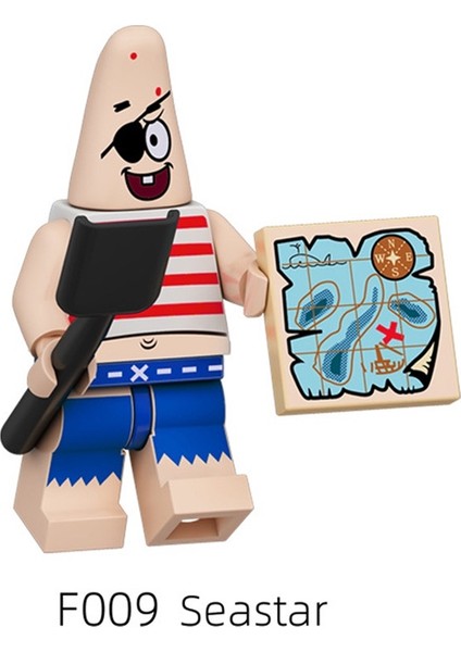Ldren Modeli Için Yeni Sünger Bob Minifigures Blok Oyuncaklar: F010 (Yurt Dışından)