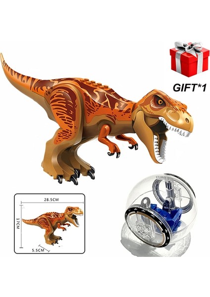 Jurassic Dünya Yapı Taşları Dinozorlar Rakamlar Tuğlalar Kaçış Gyrosfer Tyrannosaurus Indominus I-Rex Çocuk Oyuncakları Birleştirin (Yurt Dışından)