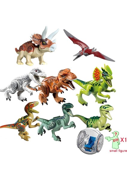 Jurassic Dünya Yapı Taşları Dinozorlar Rakamlar Tuğlalar Kaçış Gyrosfer Tyrannosaurus Indominus I-Rex Çocuk Oyuncakları Birleştirin (Yurt Dışından)