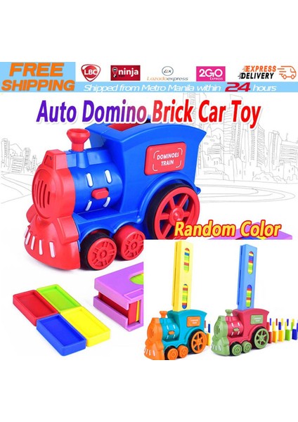 【happier】 Sıcak Elektrikli Domino Tren Araba Araç Modeli Büyülü Otomatik Kurulum Renkli Plastik Domino Oyuncaklar Eğitici Oyuncaklar Çocuklar Hediye Domino-Tren-Oyuncak (Yurt Dışından)