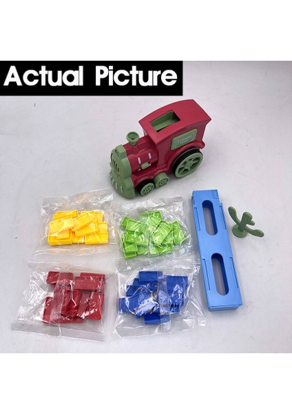 【happier】 Sıcak Elektrikli Domino Tren Araba Araç Modeli Büyülü Otomatik Kurulum Renkli Plastik Domino Oyuncaklar Eğitici Oyuncaklar Çocuklar Hediye Domino-Tren-Oyuncak (Yurt Dışından)