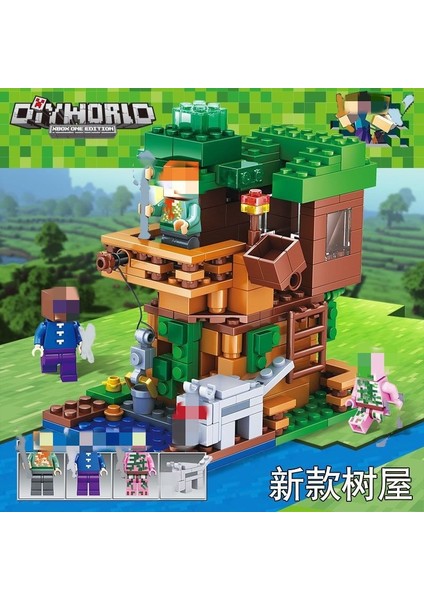 2020 Yeni Bina Minecraftinglys Uyumlu Yapı Taşı Montajı Çocuk Yapı Taşı Şelale Oyuncakları (Yurt Dışından) fiyatları