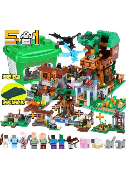 2020 Yeni Bina Minecraftinglys Uyumlu Yapı Taşı Montajı Çocuk Yapı Taşı Şelale Oyuncakları (Yurt Dışından) fırsatları