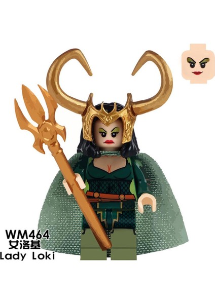 Yeşil Kedi Bayan Thor Loki Batman Şövalye Minifigures Scarlet Witch Yapı Taşları Avenger Çocuklar Oyuncaklar (Yurt Dışından)