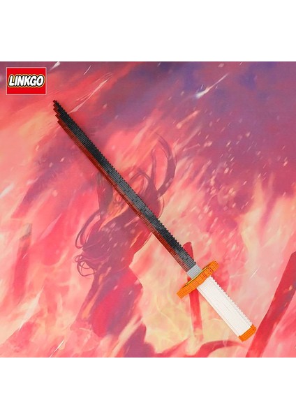 Yeşil Kedi şeytan Avcısı Elmas Bloklar Nanobloklar Yapı Taşı Tanjirou Nezuko Zenitsu Inosuke Shinobu Tengen Shinjurou Akaza Figürü (Yurt Dışından)