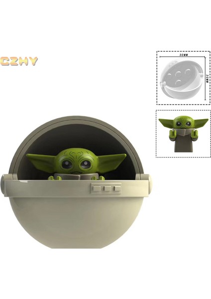 Bebek Yoda Karyola Minifigures Uyumlu Star Wars Alorian Yapı Taşları Tuğla Oyuncak Ld Modeli Için: XH332 (Yurt Dışından) modelleri