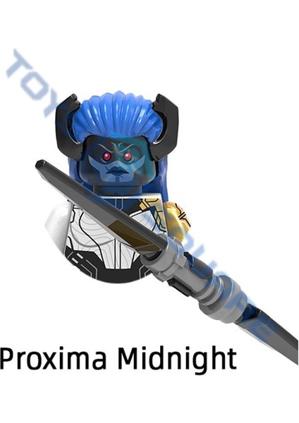 Proxima Midnight Ronin Black Widow Nick Fury Corvus Glaive Strange Obadiah Stane Modeli Yapı Taşları Moc Tuğla Seti Hediyeler Oyuncak (Yurt Dışından)