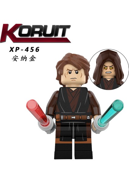 Tek Satış Yıldız Savaşı Figürleri Yapı Taşları Darth Maul Obi-Wan Kenobi Darth Vader Anakin Skywalker Çocuk Boys Koleksiyonu Hediye Oyuncaklar Için Tuğlalar Birleştirin KT1059 (Yurt Dışından)