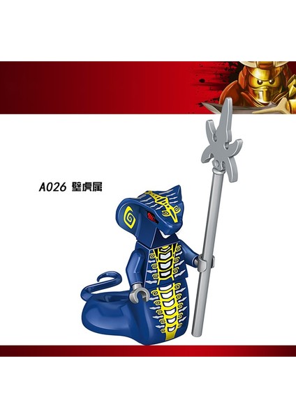 Ninjago Ninja Go Minifigure Oyuncaklar Mini Şekil Yapı Taşları A025-032 (Yurt Dışından)
