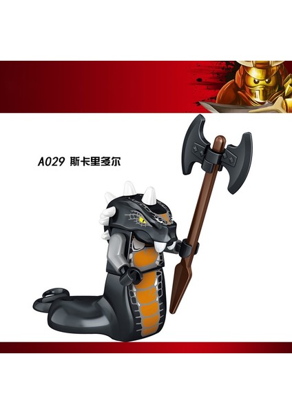 Ninjago Ninja Go Minifigure Oyuncaklar Mini Şekil Yapı Taşları A025-032 (Yurt Dışından)