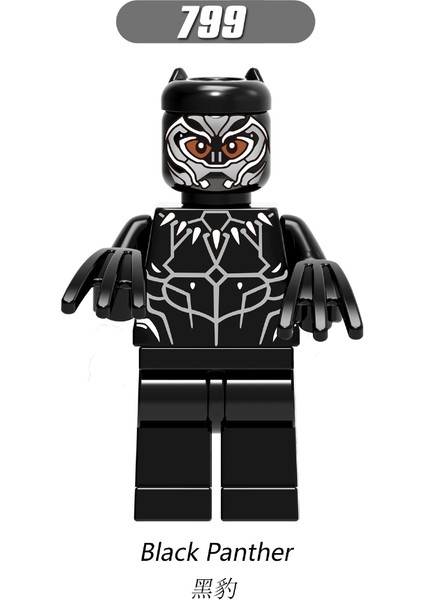 Gc Siyah Panter Minifigures Erik Killmonger Okoye Yapı Taşları Avengers Dc Çocuk Oyuncakları 1 Adet (Yurt Dışından)