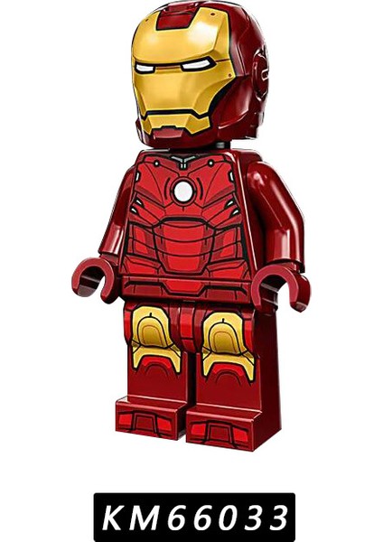 Adet/takım KM66029-66036 Marvel Demir Adam Yapı Taşları Şekil Tony Stark Biber Minifigure Yapı Tuğlaları Çocuk Oyuncakları (Yurt Dışından)
