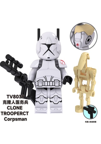 Tek Satış Yıldız Savaşı Figürleri Yapı Taşları Luke Skywalker C-3po IG88-AAT Ahsoka Clone Trooper Minifigures Çocuk Oyuncakları TV6106 (Yurt Dışından)