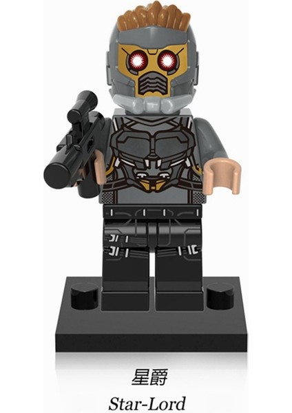 Uyumlu Galaksinin Koruyucuları Minifigures Yıldız Efendisi Gamora Roket Yondu Marvel Yapı Taşları Çocuk Oyuncakları X0159 RENK:XH608 (Yurt Dışından)