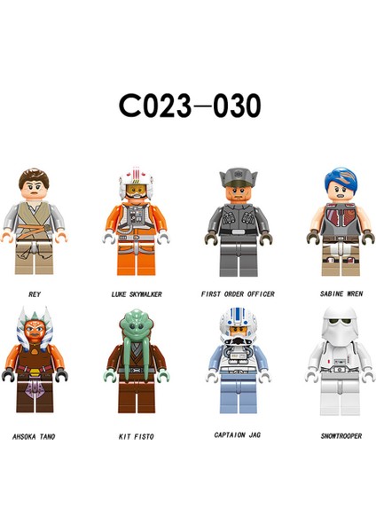 Minifigures Yapı Taşı Oyuncakları Star Wars Rey Snowtrooper Yapı Taşı Oyuncakları Çocuklar Için Hediyeler (Yurt Dışından) modelleri